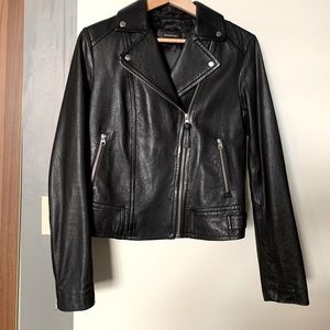 Mackage Montreal, motorcycle style leather jacket excellent condition worn once